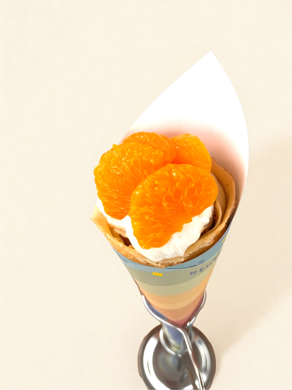 みかんクレープ