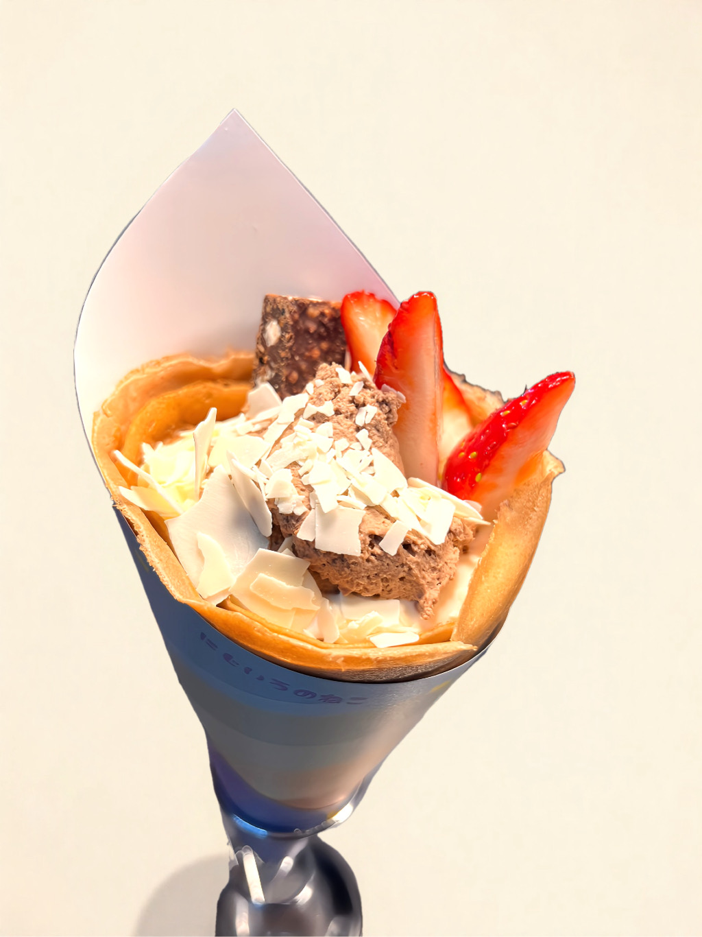 ほわいとちょこクレープ