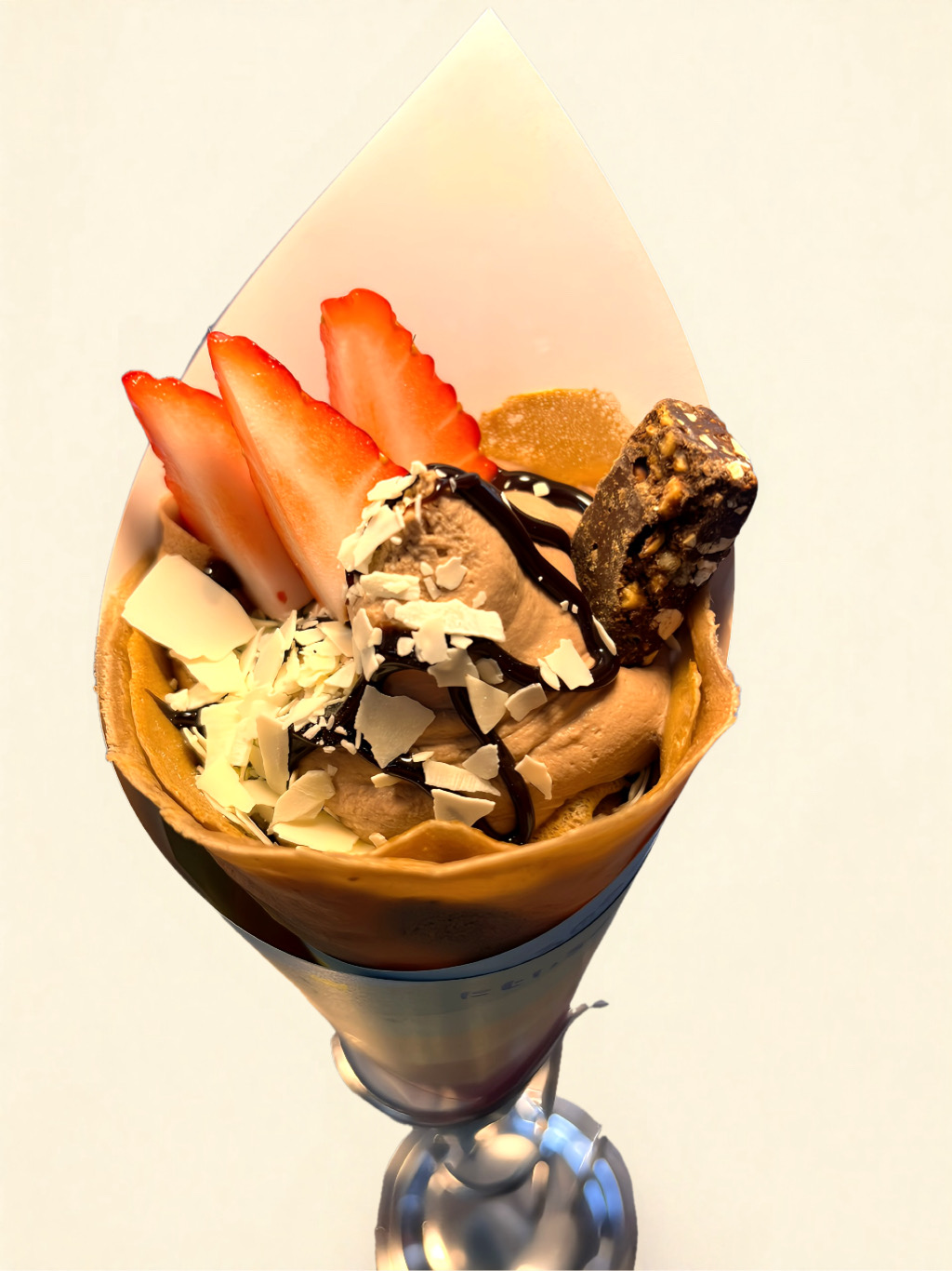 ほわいとちょこクレープ